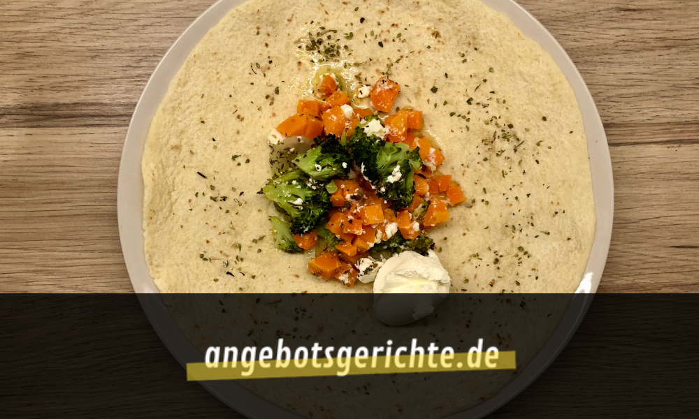 offener Wrap mit Füllung