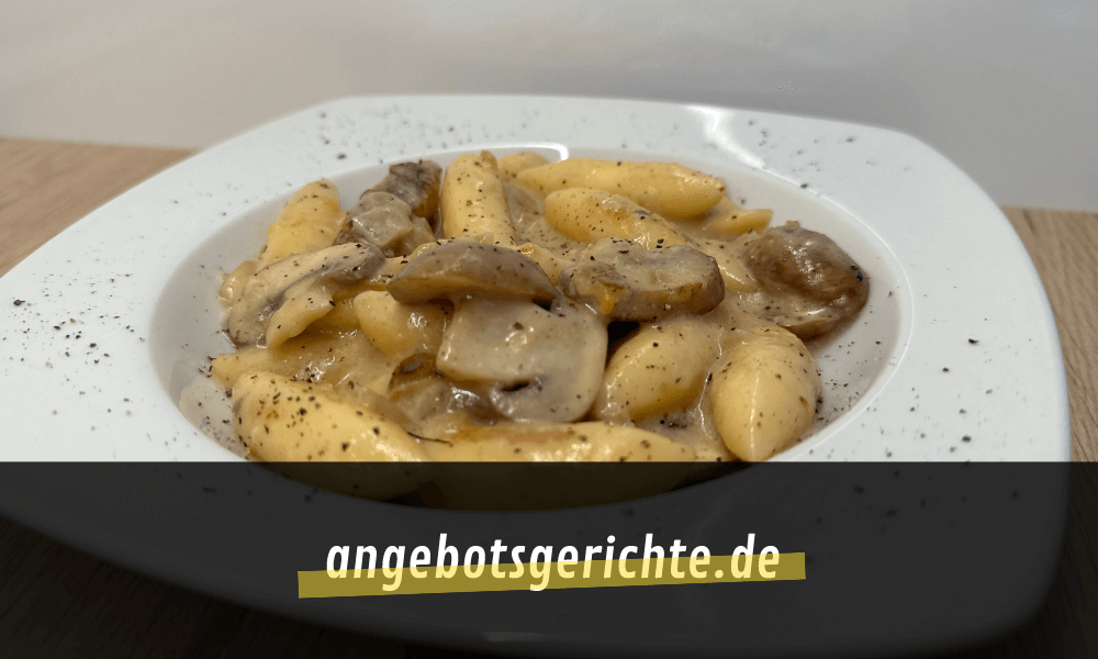 Schupfnudeln mit Champignon-Frischkäse-Sauce Grundrezept + aktuelle ...