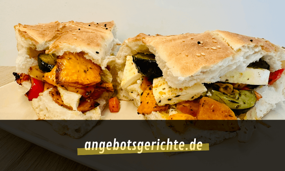 Fladenbrot mit Grillkäse und Ofengemüse Grundrezept + aktuelle Angebote