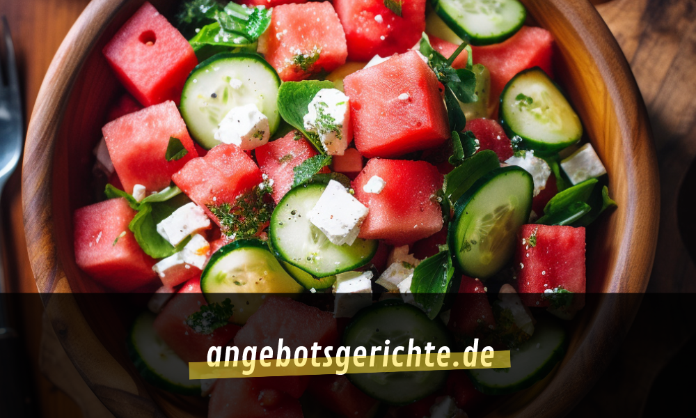 Melonensalat mit Gurke und Feta Grundrezept + aktuelle Angebote